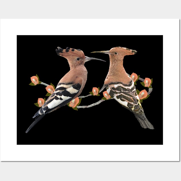 Hoopoe - Bird - Africa - Ornithology Wall Art by T-SHIRTS UND MEHR